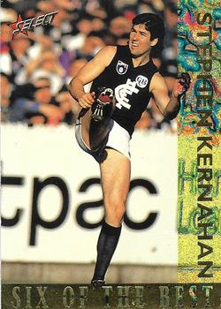 1995 Select AFL - Six of the Best #SOB4 Stephen Kernahan Front